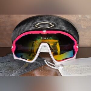 Oakley Pink and White glasses